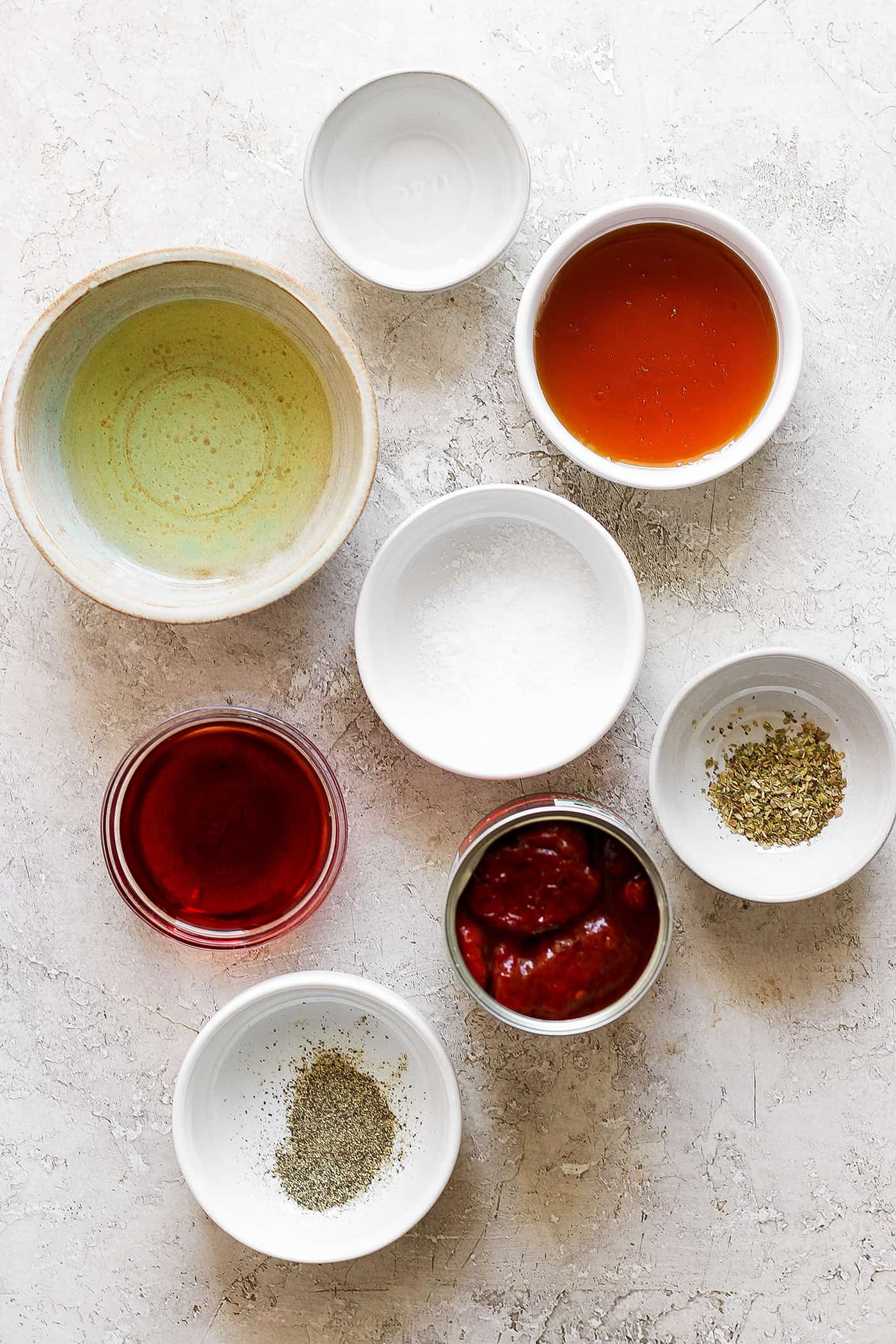 ingredients to make homemade chipotle honey vinaigrette