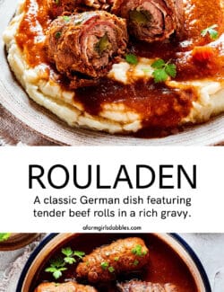 Pinterest image for rouladen