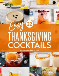 Pinterest image for 22 Easy Thanksgiving Cocktails