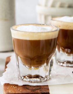 Pinterest image for cortadito coffee