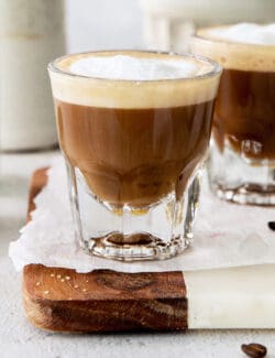 Pinterest image for cortadito coffee