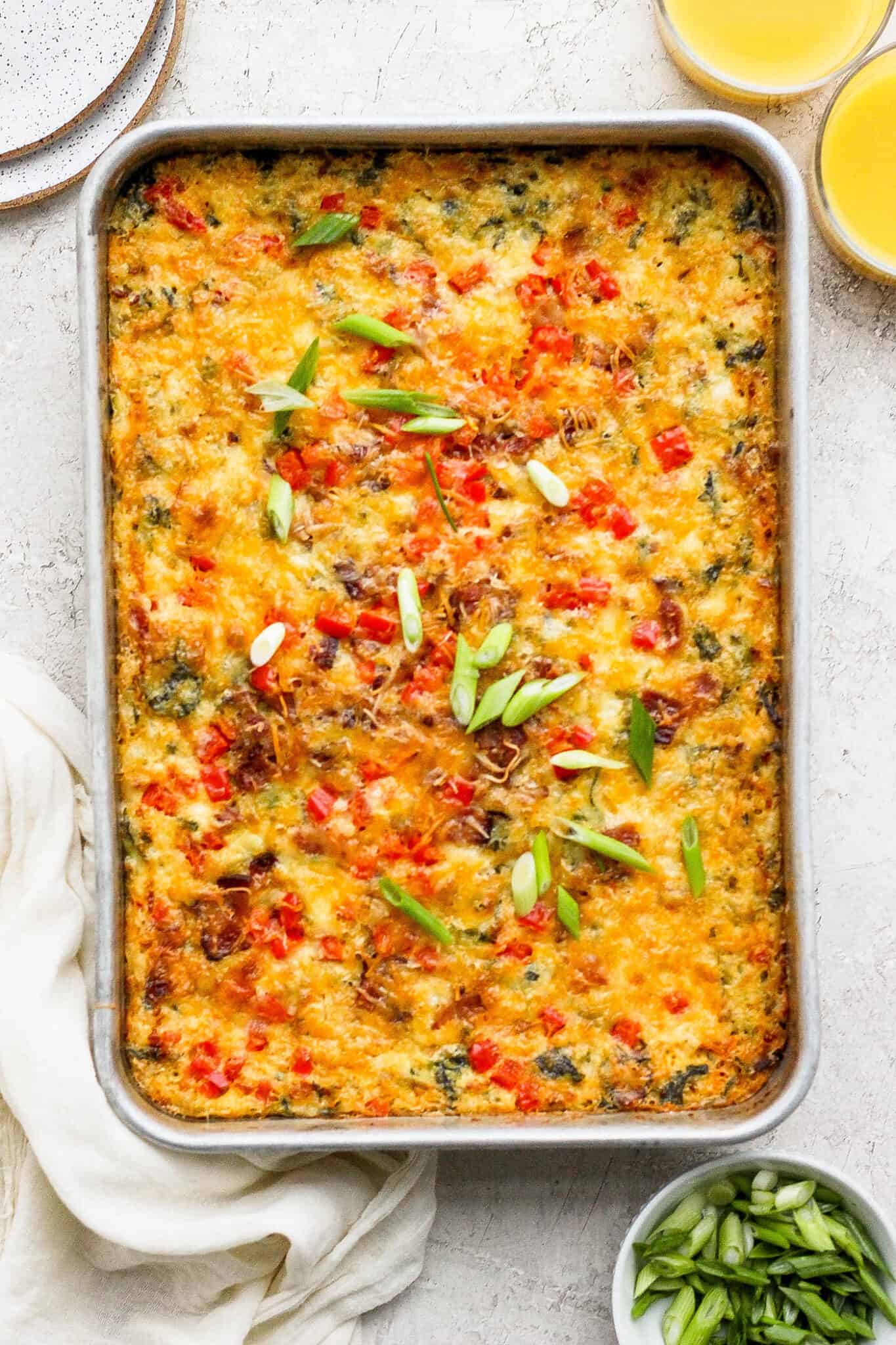 Cottage cheese egg bake protein packed flavorful 