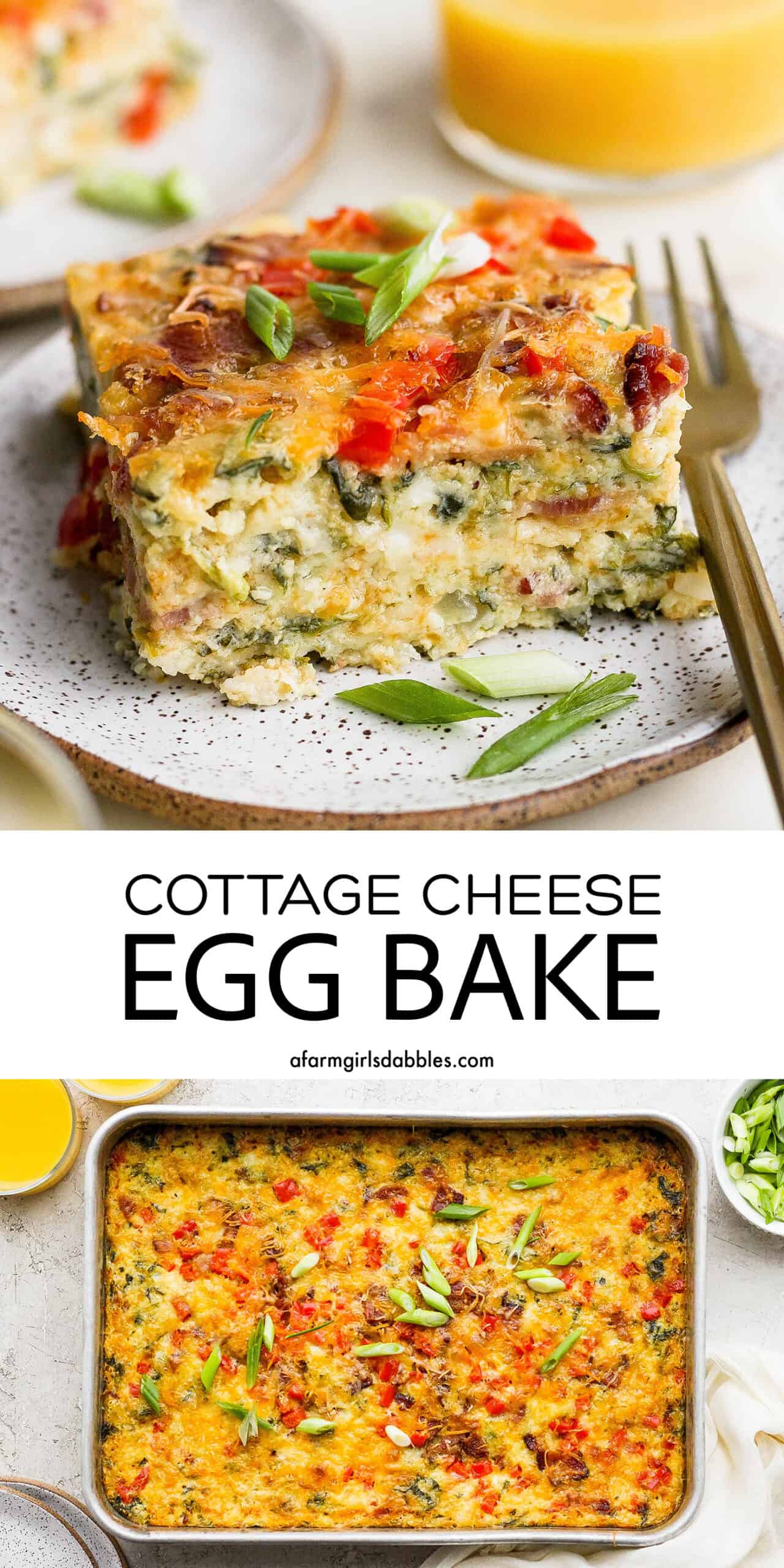 Cottage Cheese Egg Bake (Protein-Packed & Flavorful!)