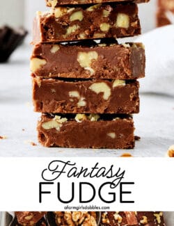 Pinterest image for fantasy fudge
