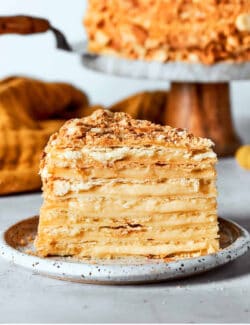 Pinterest image for Napoleon cake