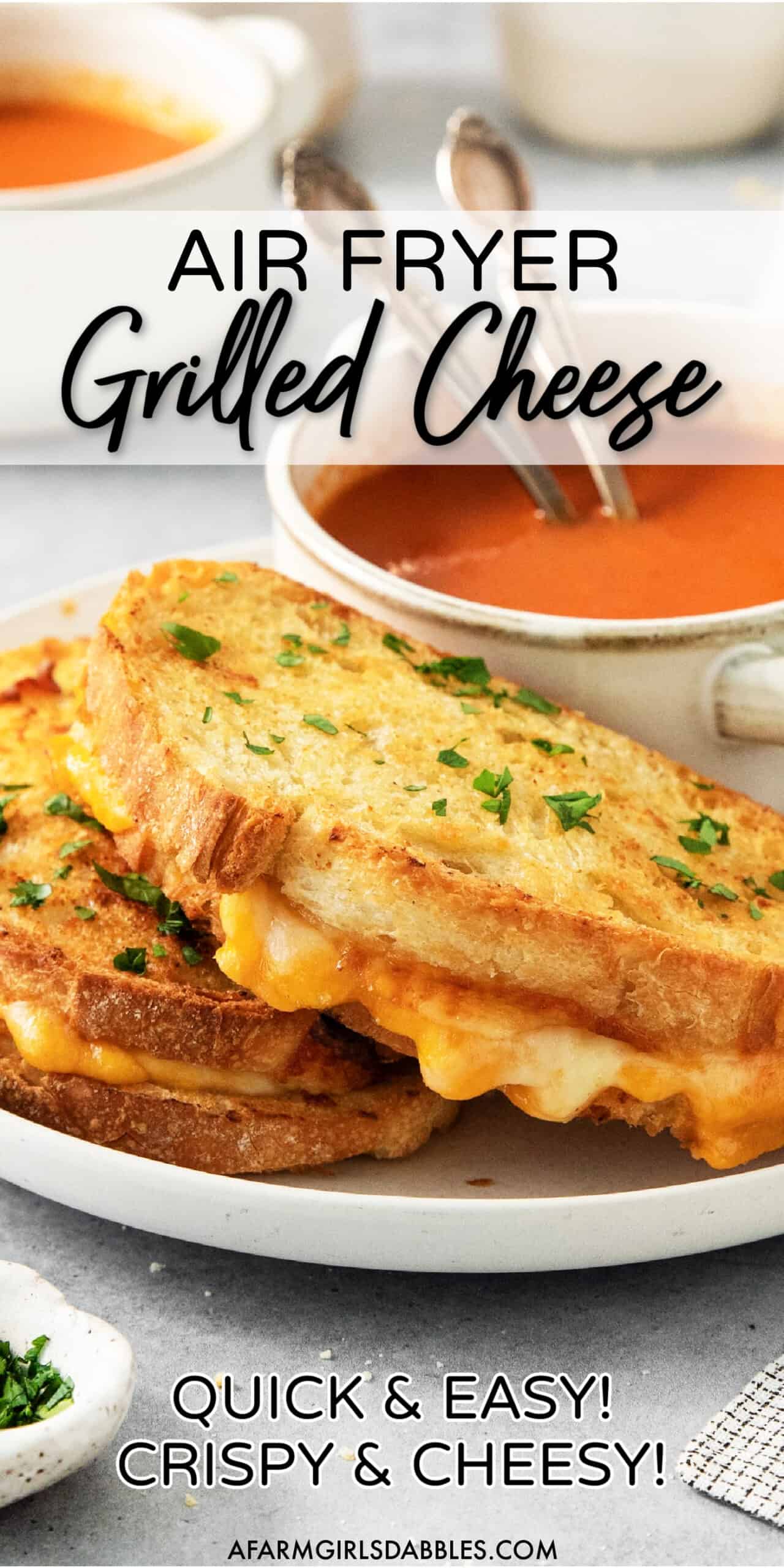 Air Fryer Grilled Cheese A Farmgirl's Dabbles