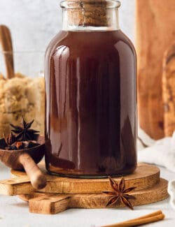 Pinterest image for chai concentrate
