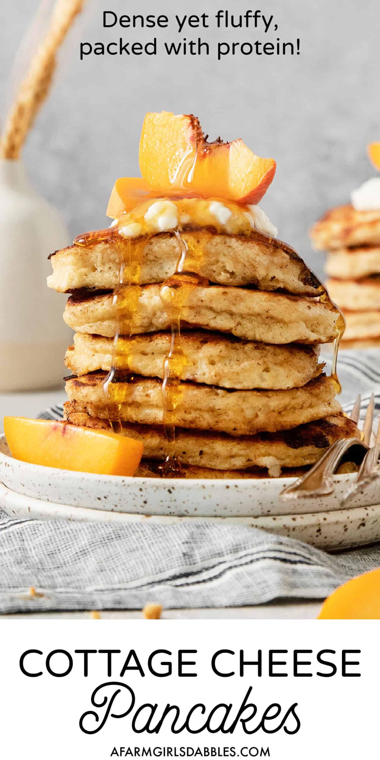 Cottage Cheese Pancakes | A Farmgirl's Dabbles