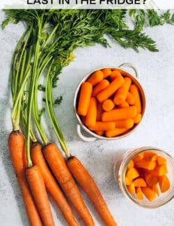 Pinterest image for How Long Do Carrots Last in the Fridge?