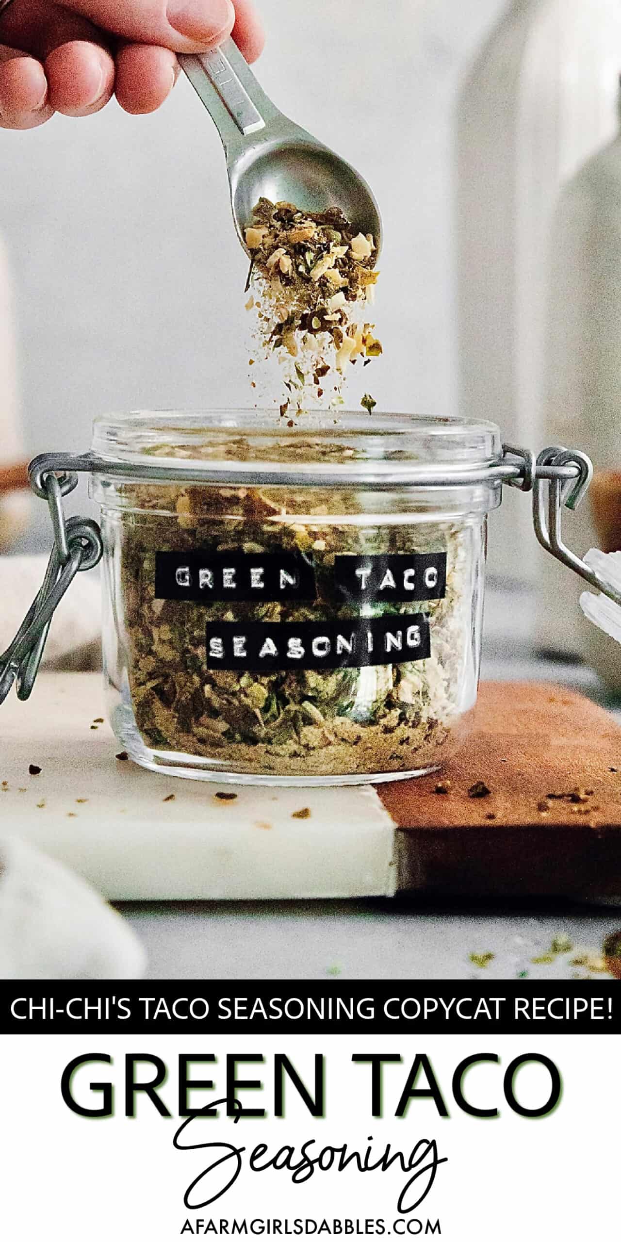 Green Taco Seasoning (ChiChi's Taco Seasoning Copycat)