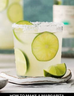 Pinterest image for classic margarita