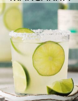 Pinterest image for classic margarita