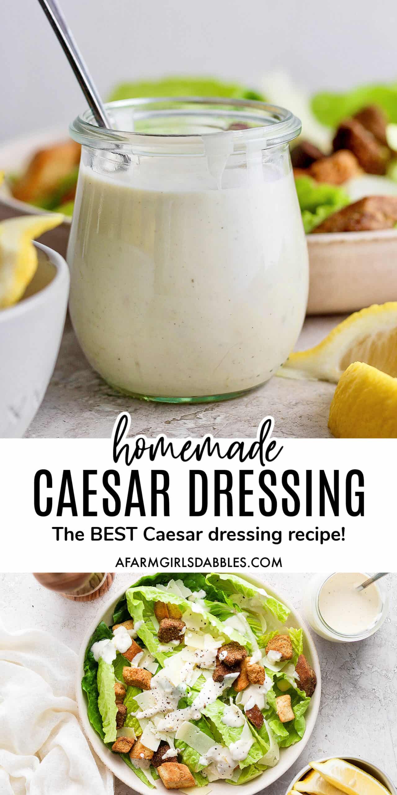 Caesar Dressing (Quick & Easy Homemade Recipe!)