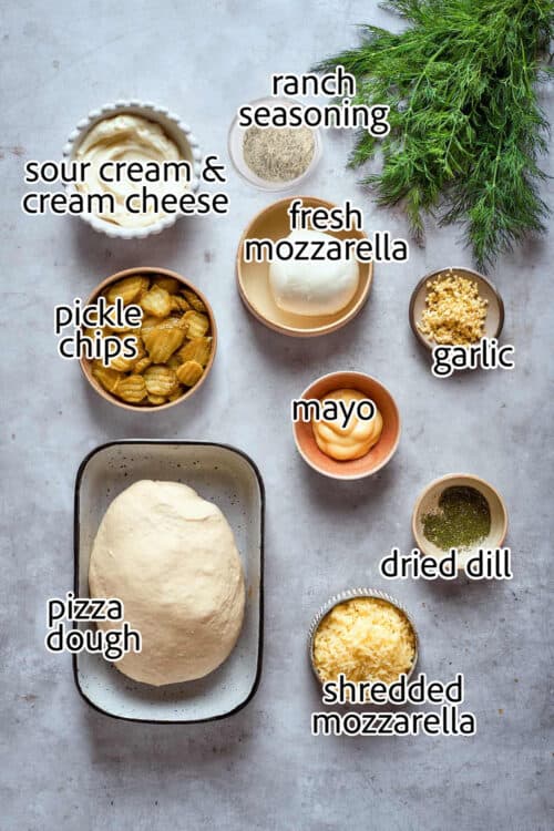 Pickle Pizza (Creamy & Puckery!)