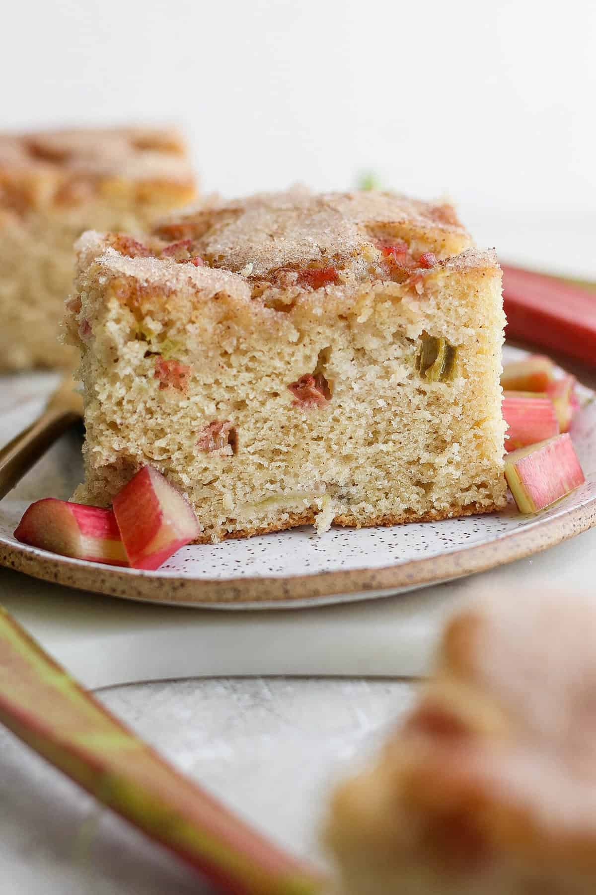 Rhubarb Coffee Cake (Easy Rhubarb Recipe!)