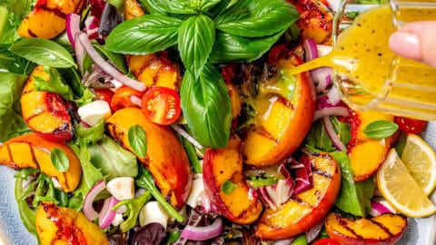 Grilled Peach Salad