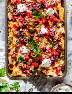 Pinterest image for Macho Nachos