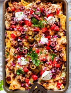 Pinterest image for Macho Nachos