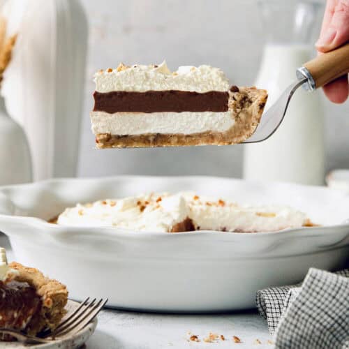 Recipe card photo for possum pie.