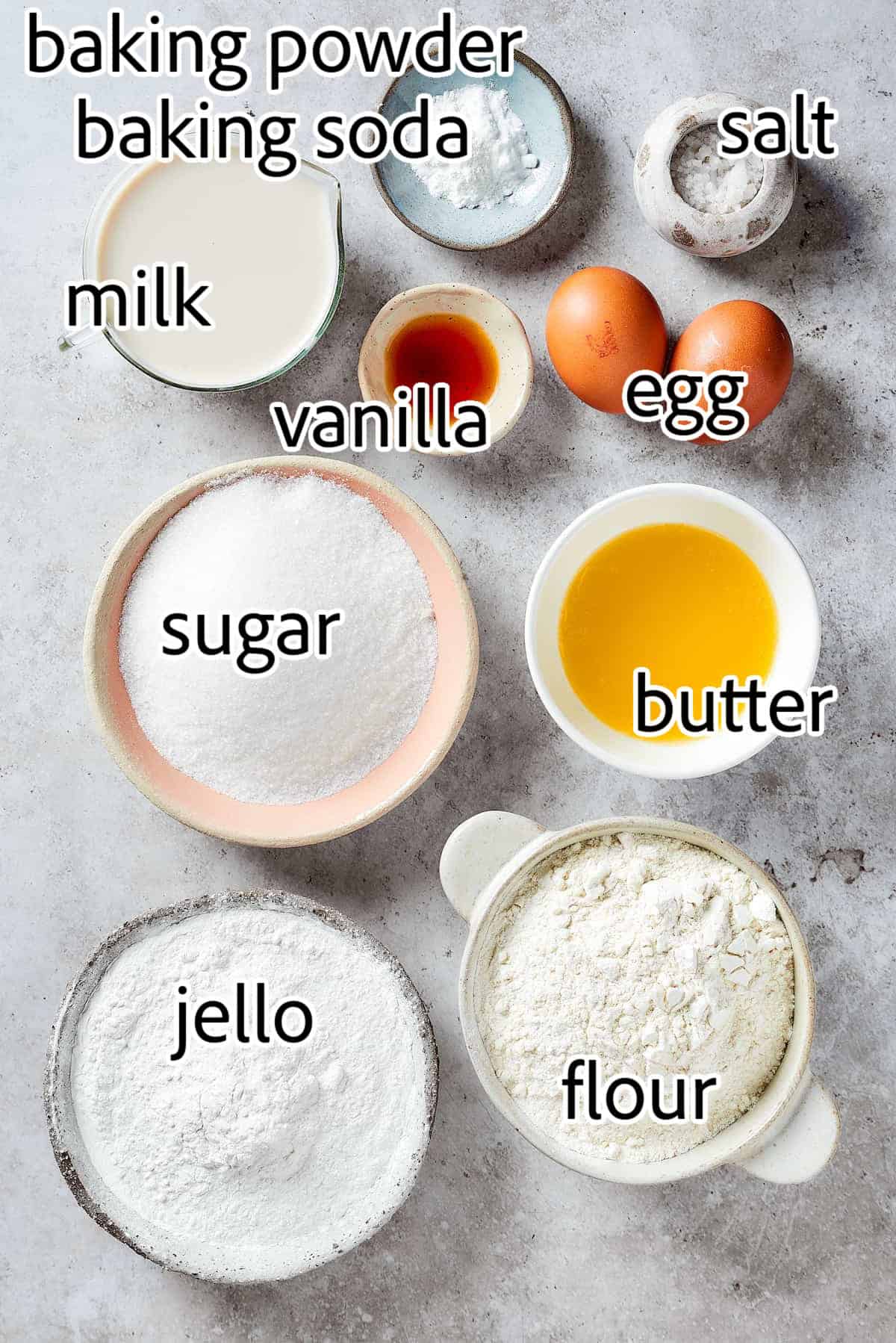 ingredients needed for strawberry crunch cake