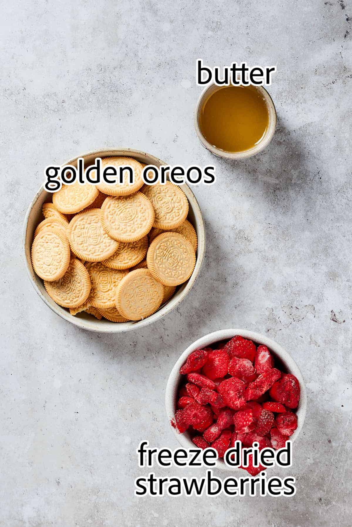 ingredients needed for strawberry crunch cake