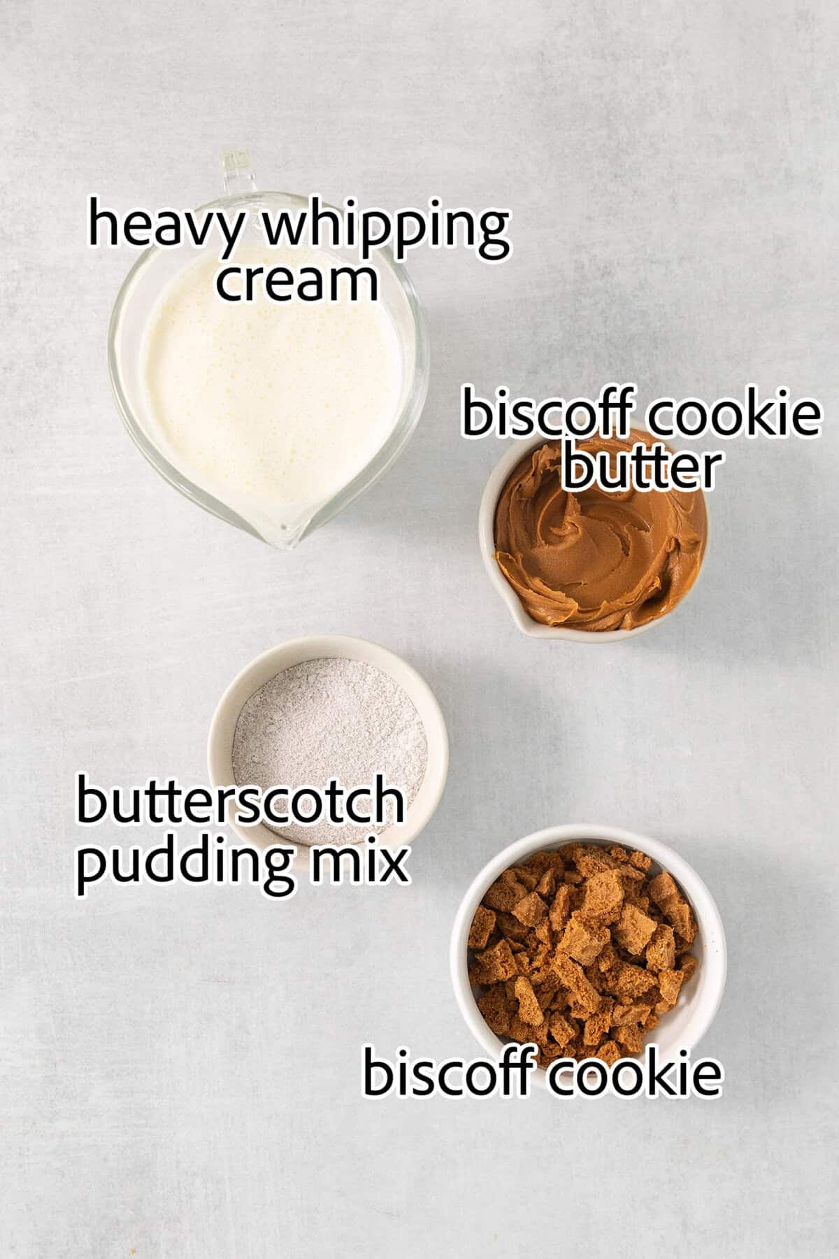 ingredients needed for biscoff cheesecake