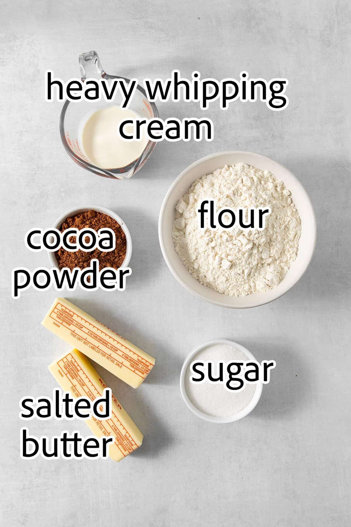 These Chocolate Cream Wafer Cookies feature buttery cocoa cookies that are soft, tender, and filled with a rich buttercream. ingredients for chocolate cream wafer cookies