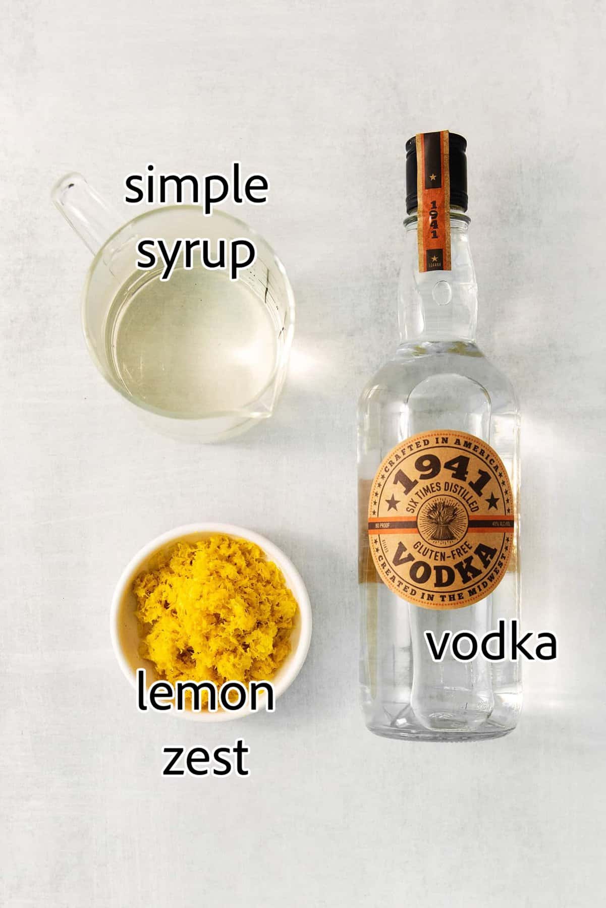 ingredients needed for limoncello