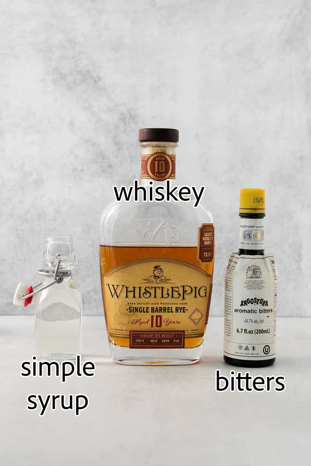 ingredients needed for an old fashioned