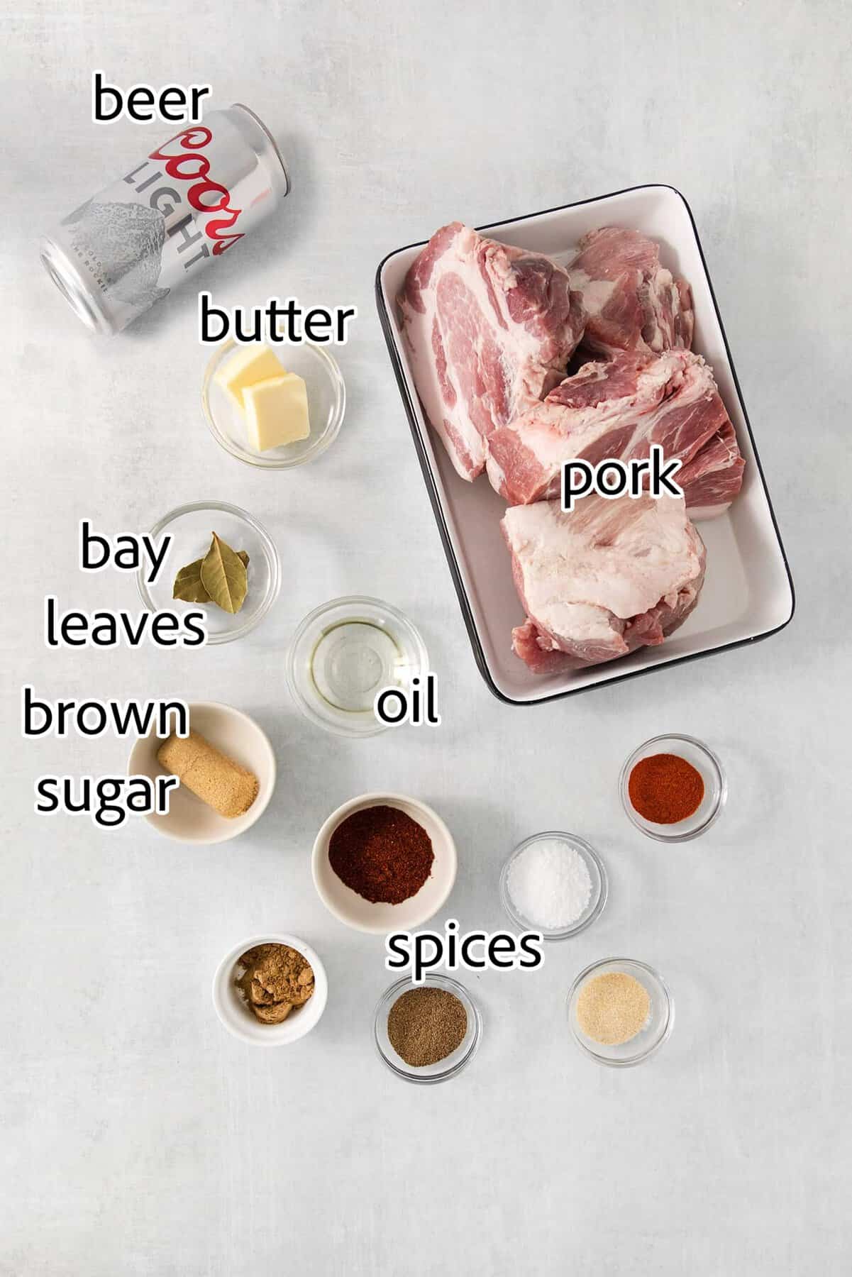 ingredients needed for pulled pork