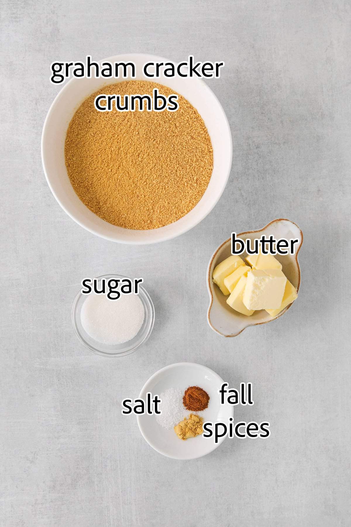 ingredients needed for pumpkin cheesecake bars