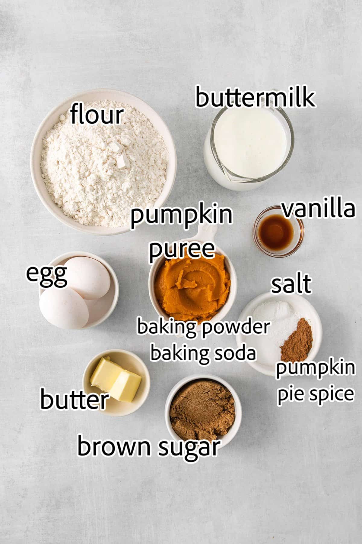 ingredients needed for pumpkin pancakes