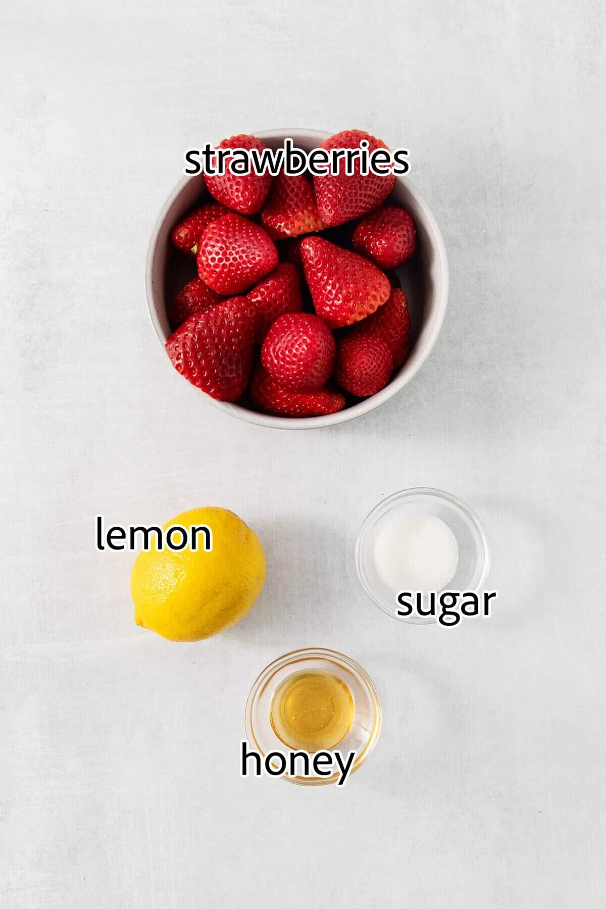 ingredients needed for strawberry sauce