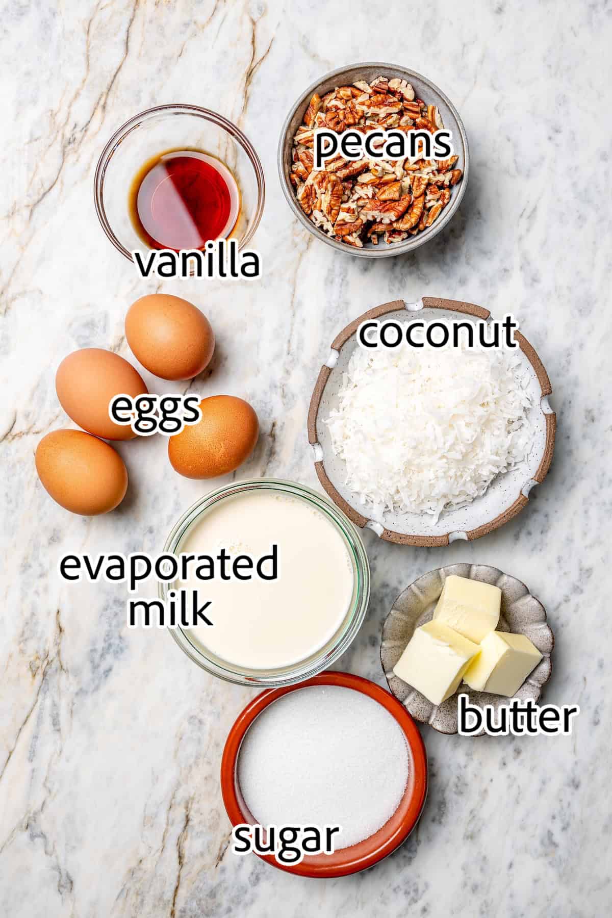 ingredients needed for german chocolate cake