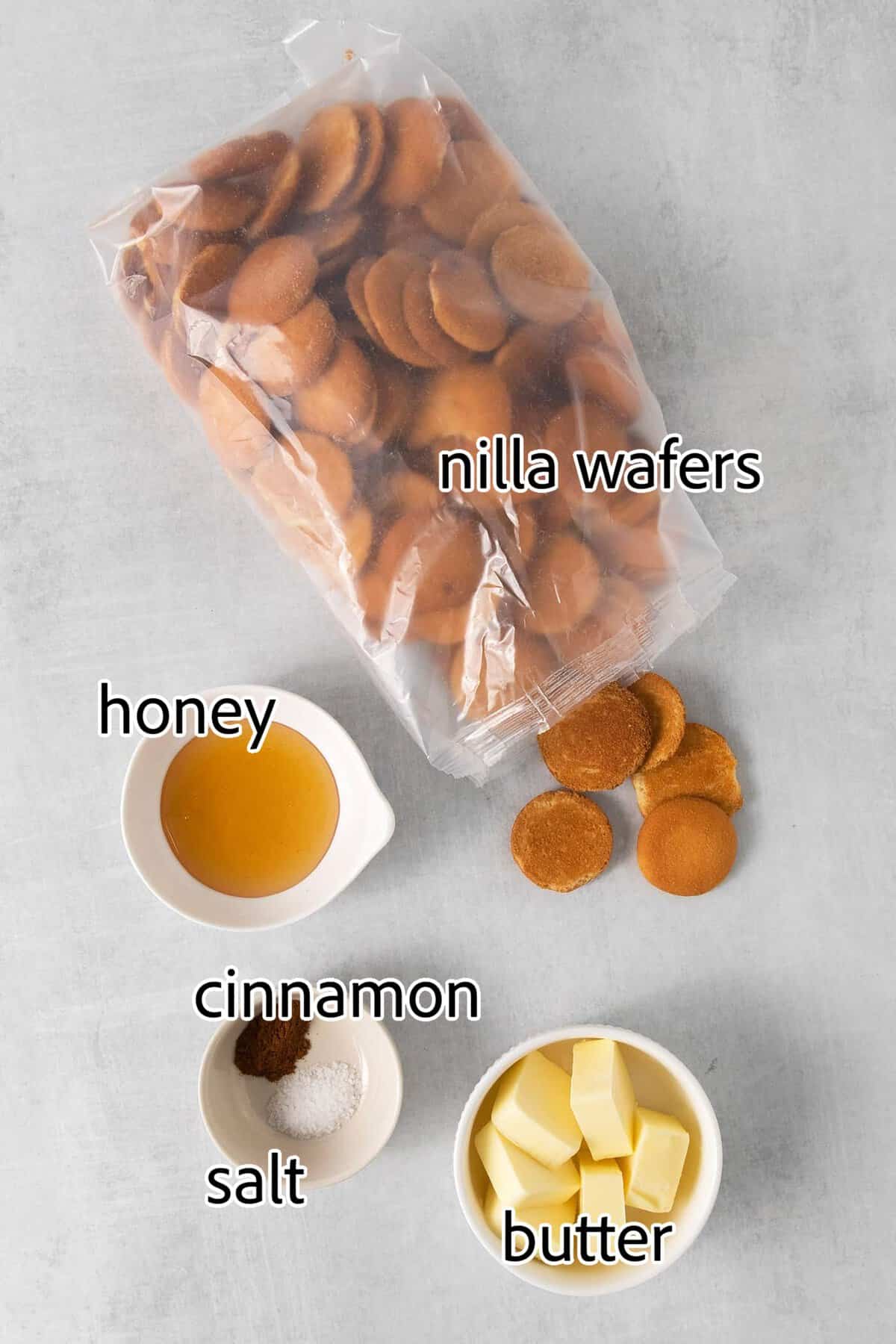 ingredients needed for banana pudding cheesecake