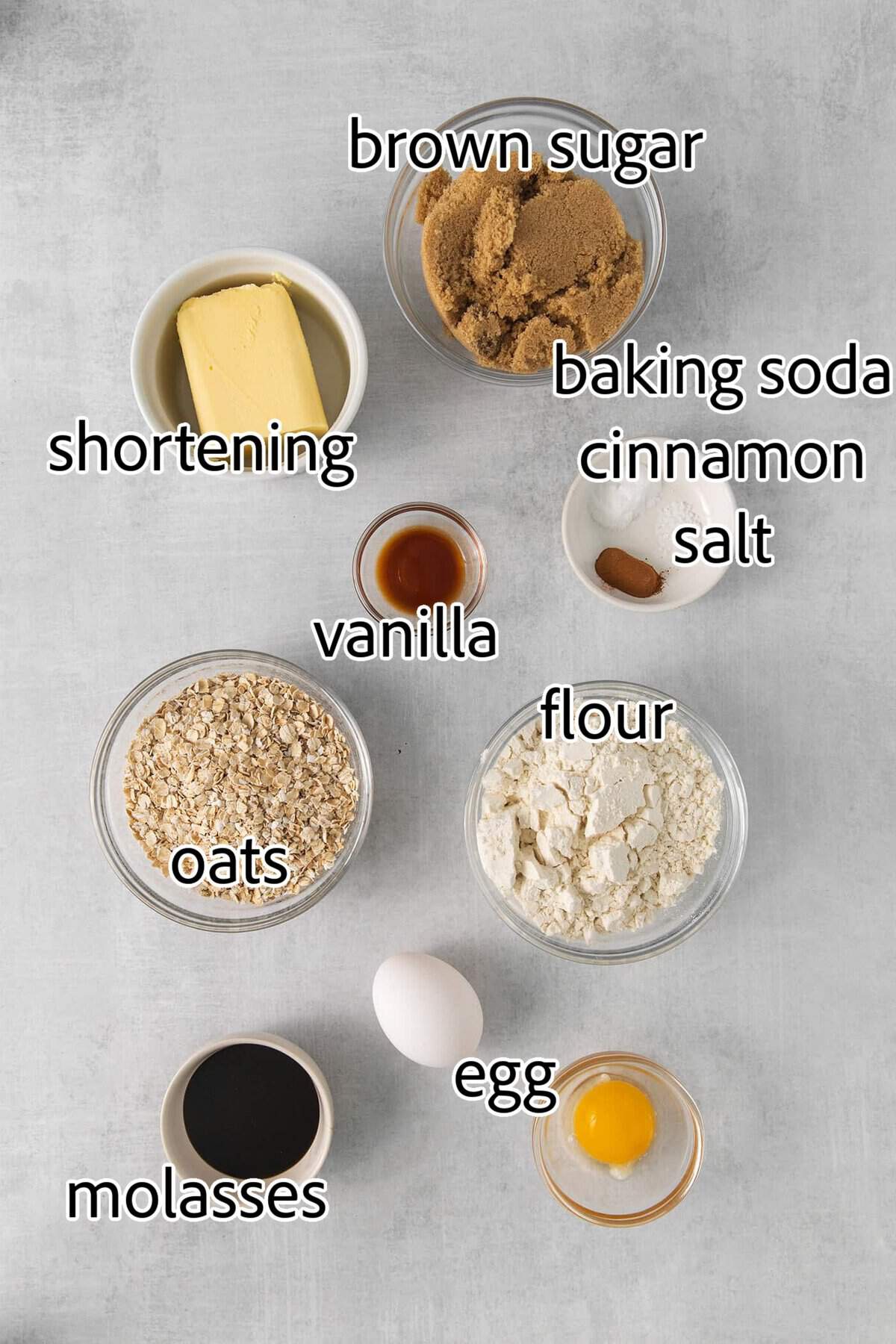 ingredients needed for oatmeal cream pies