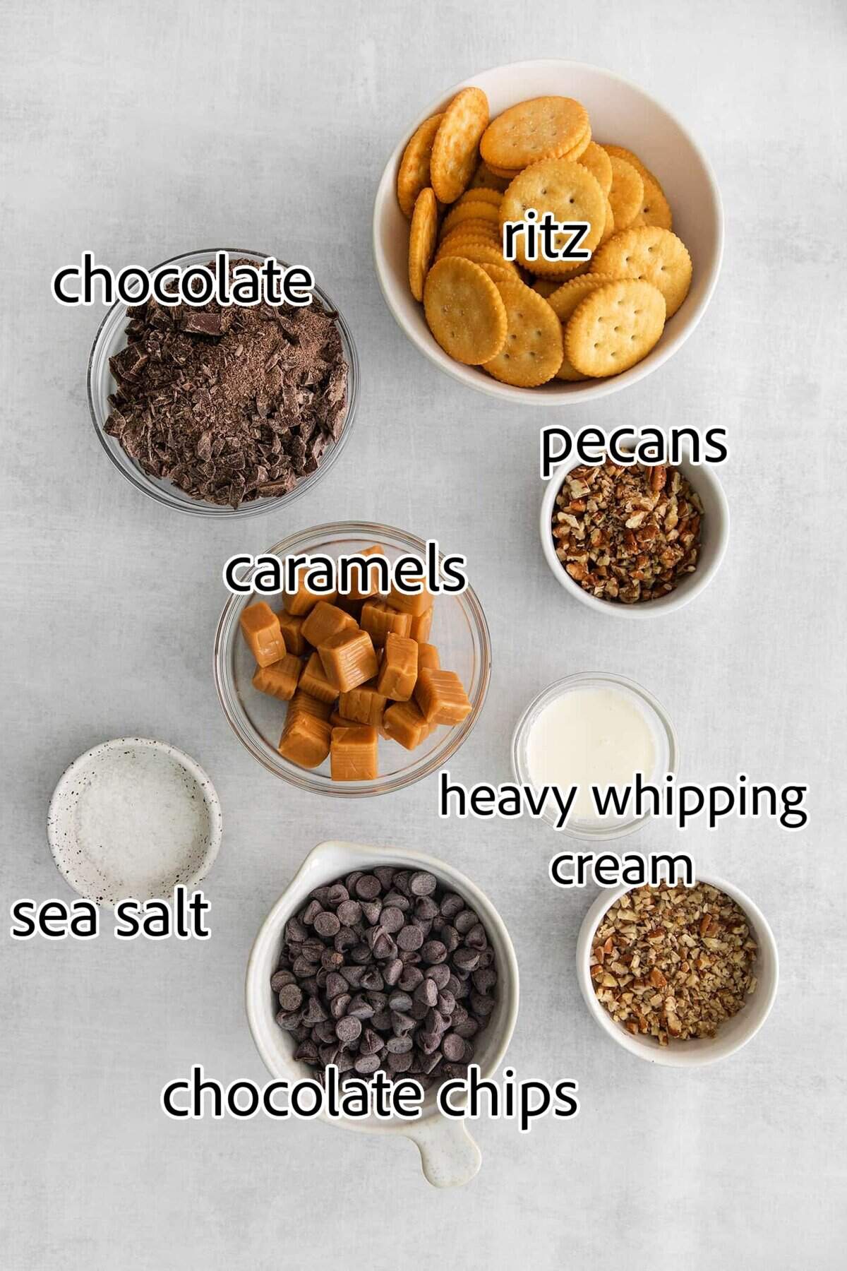 ingredients needed for ritz turtles