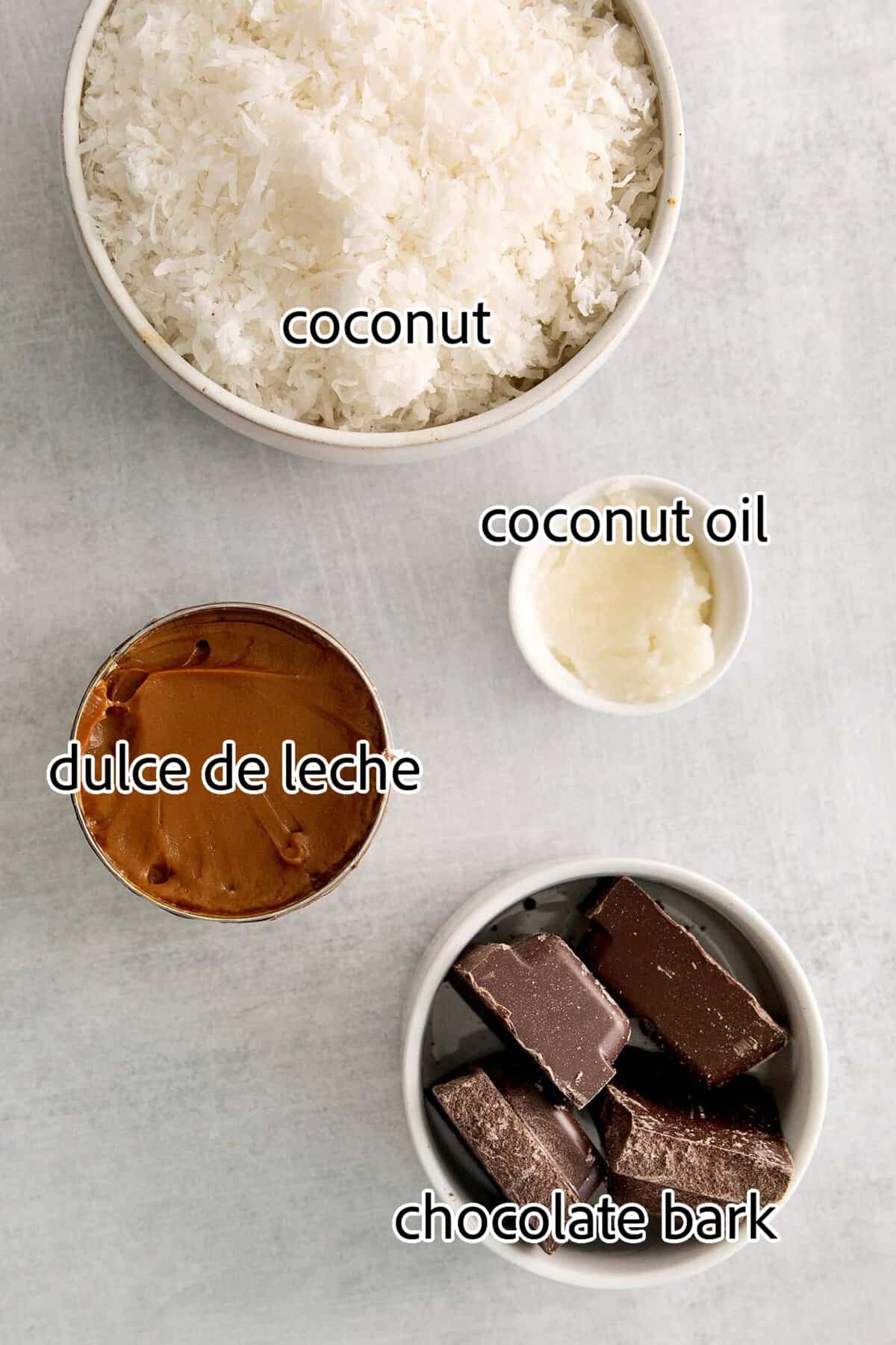 ingredients needed for samoas macaroons