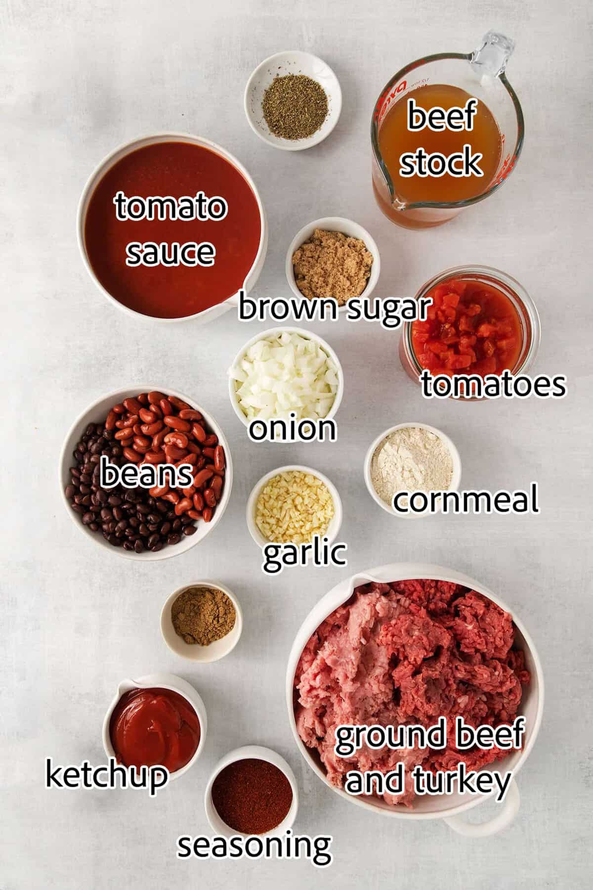 ingredients needed for slow cooker chili