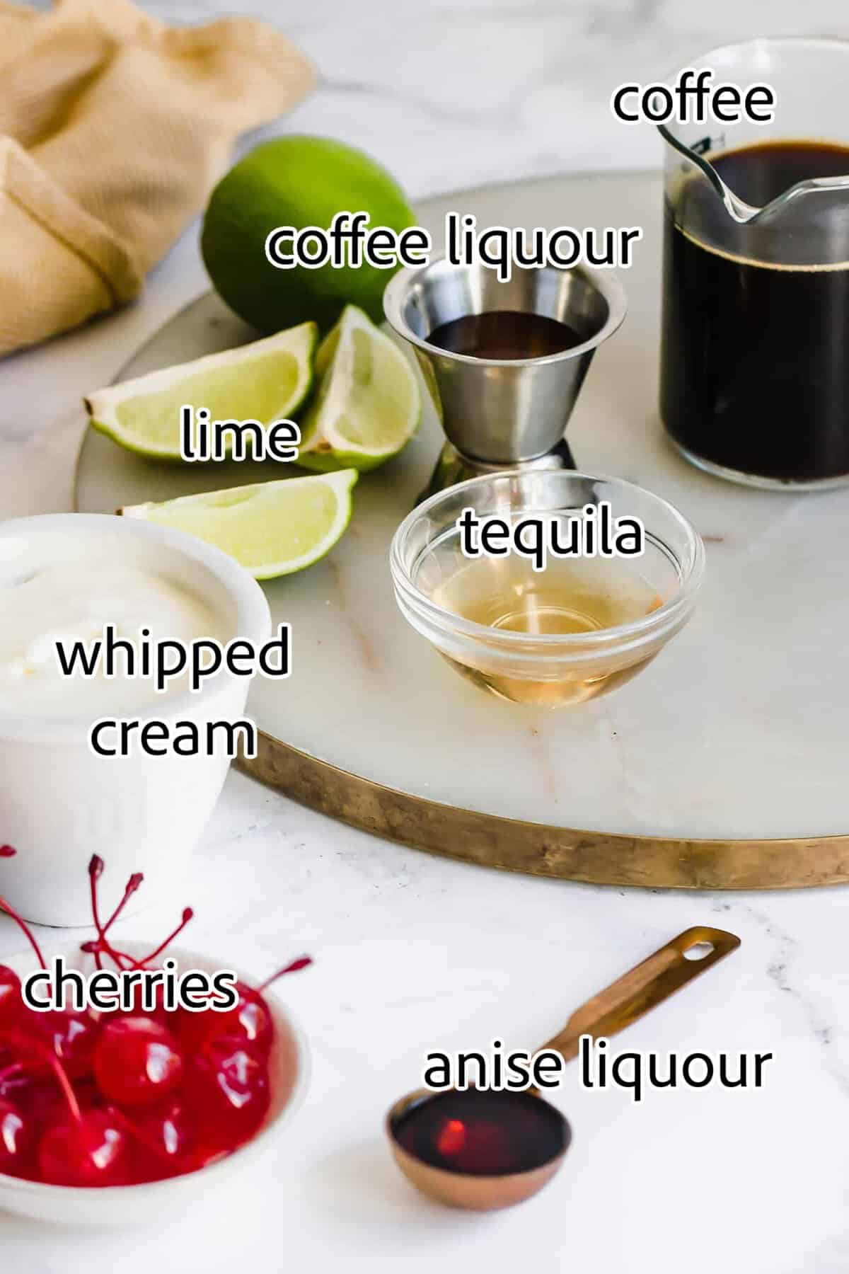 ingredients needed for Mexican coffee