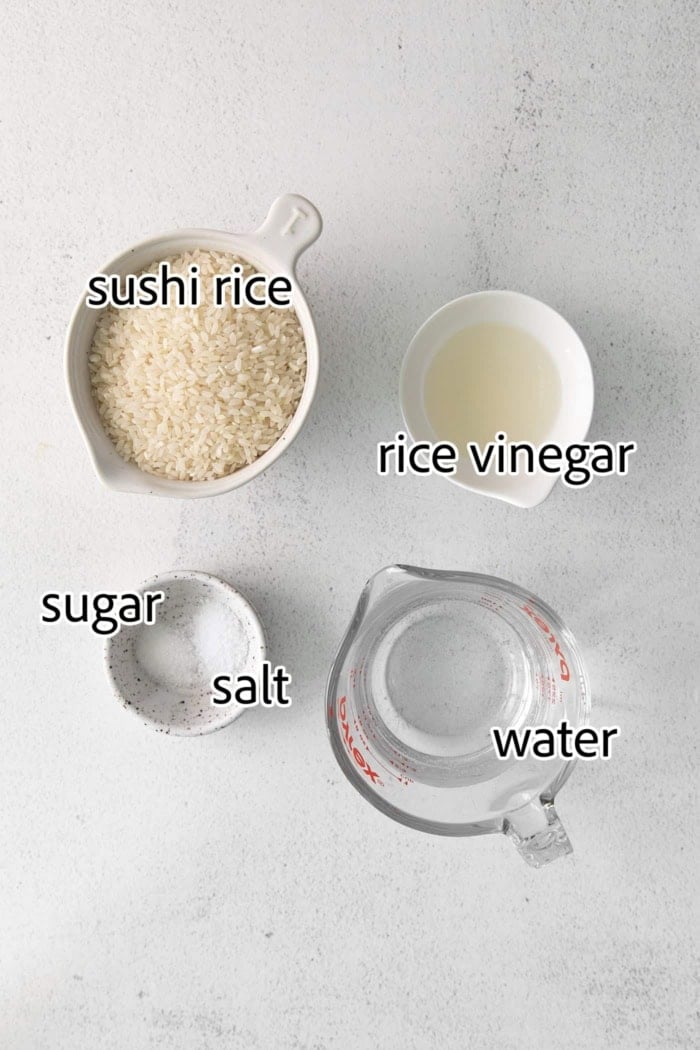 ingredients needed for teriyaki chicken poke bowls