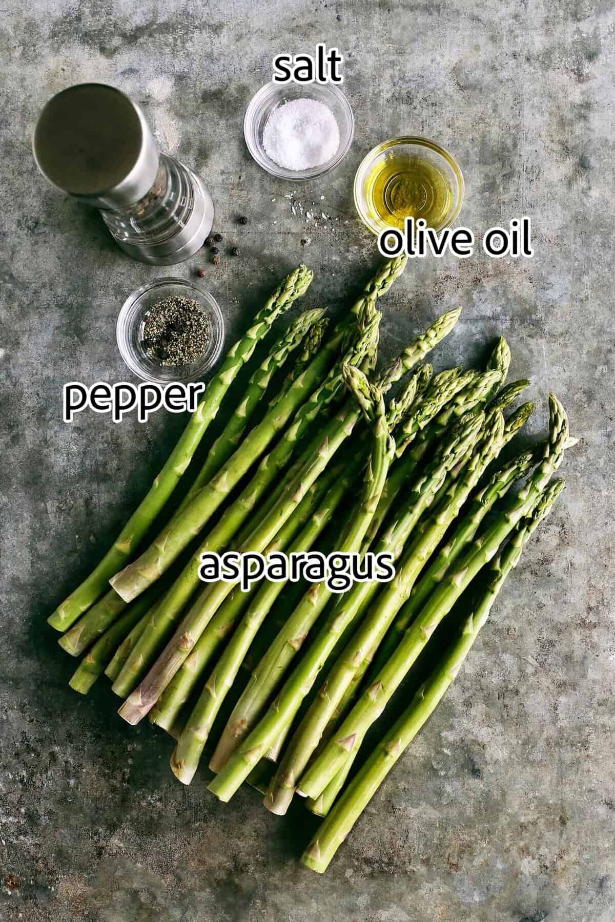 ingredients needed for grilled asparagus
