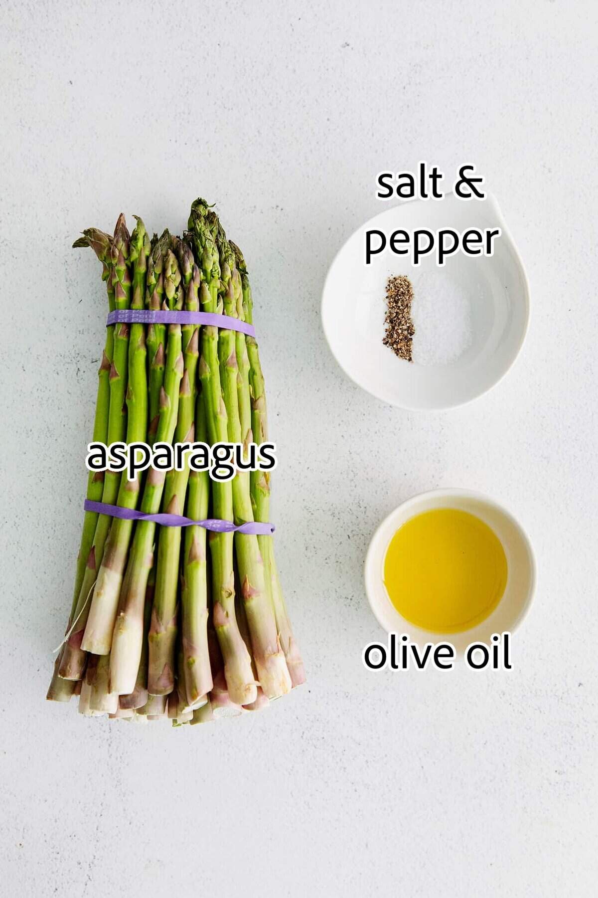 ingredients needed for roasted asparagus