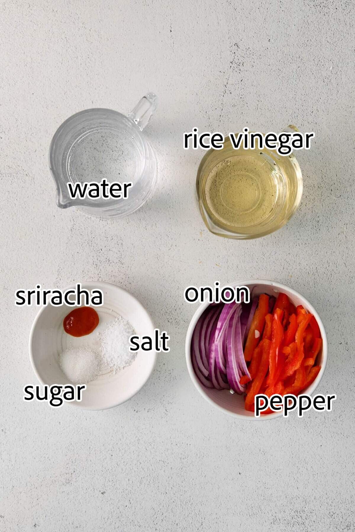ingredients needed for sweet potato bowls