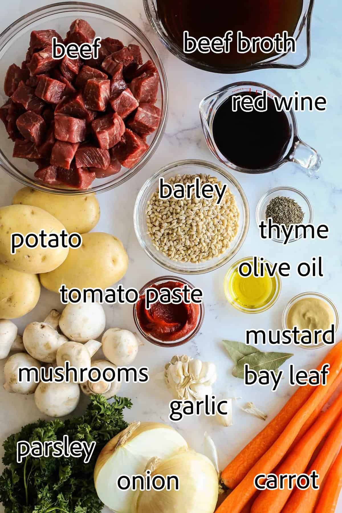 ingredients needed for beef barley stew