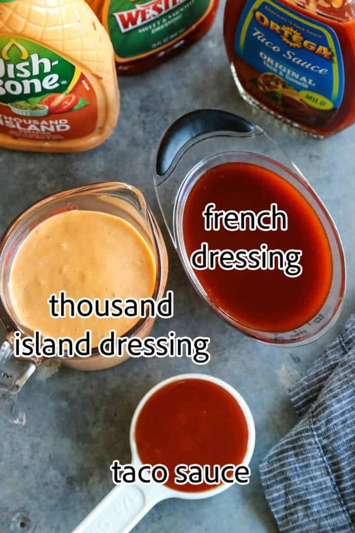 ingredients needed for creamy taco salad dressing