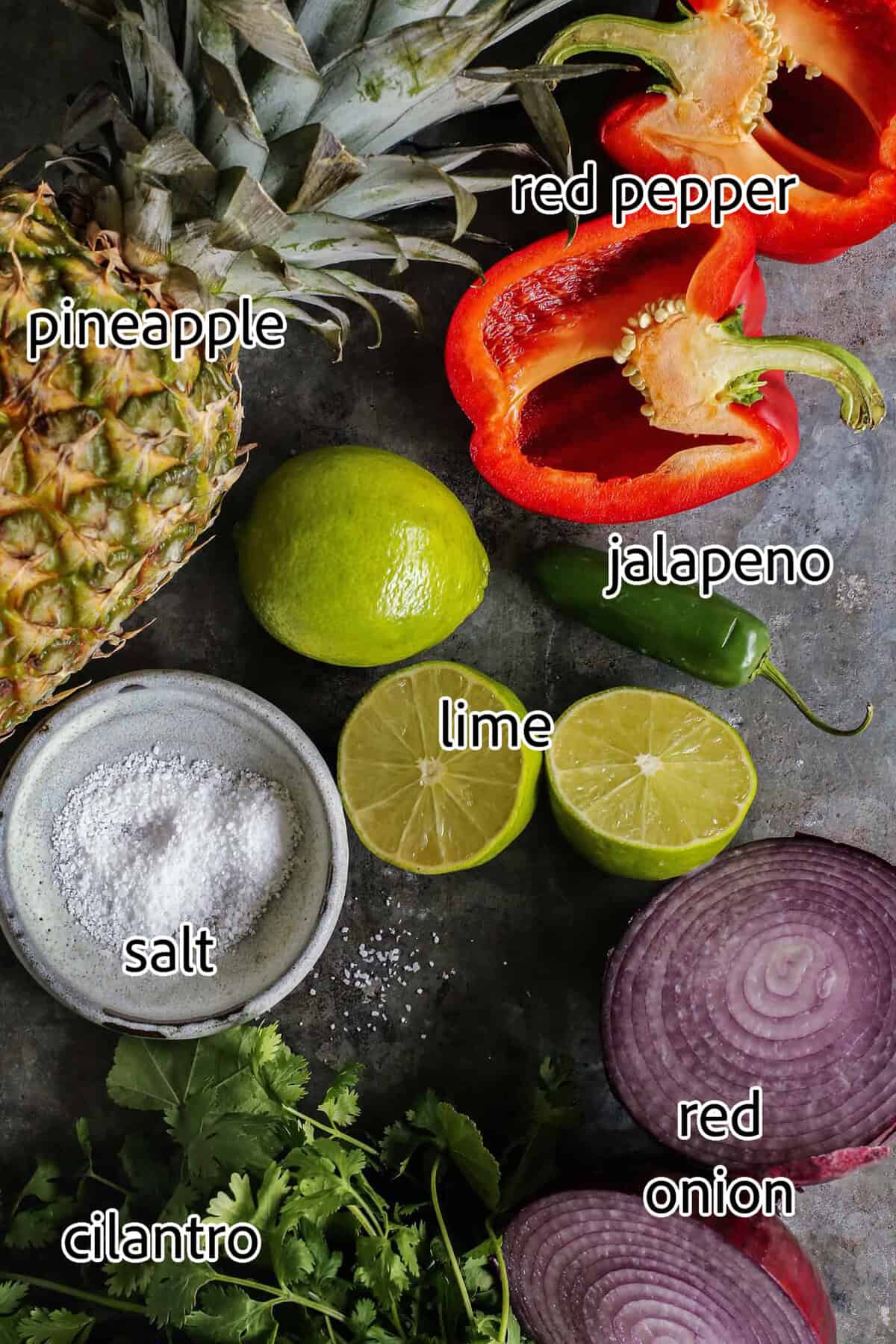 ingredients needed for pineapple salsa