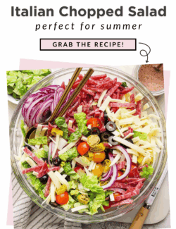 Pinterest image for Italian Chopped Salad