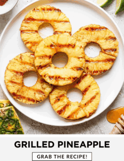 Pinterest image for grilled pineapple