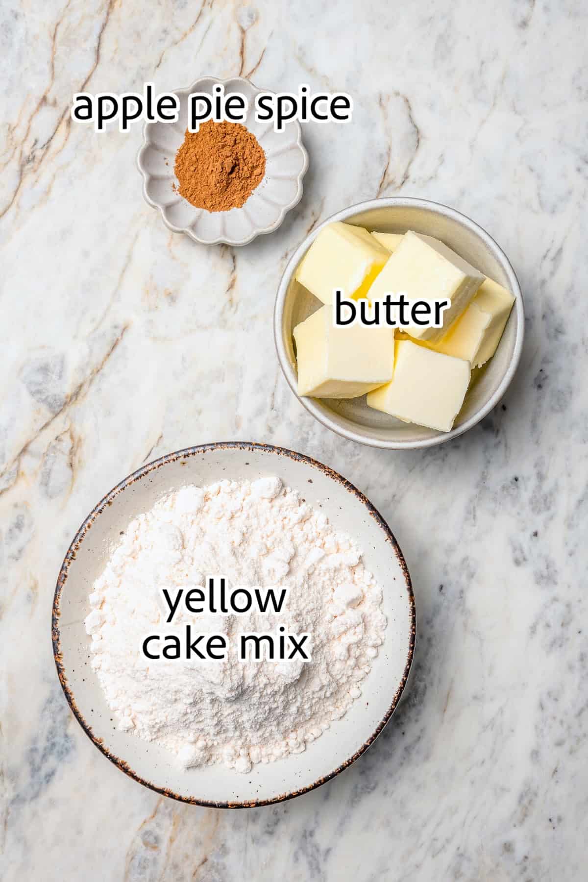 ingredients needed for apple dump cake